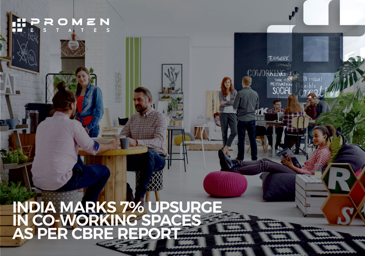 India Marks 7% Upsurge in Co-Working Spaces As Per CBRE Report